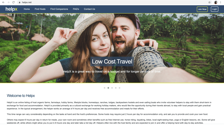 心机鬼的换宿申请电邮